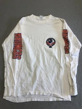 Vintage Denver Broncos T Shirt Adult Medium Logo 7 Silver Anniversary NFL Tee