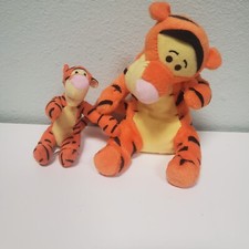 Mattel Arco Toys Tigger Bean Bag Friend 7'' Plush with MCdonalds 3.5" plush T15