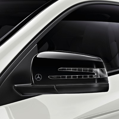 Mercedes logo sticker class c a b cls clc amg stickers car tuning mirrors 