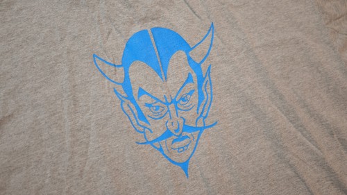 vintage varsity volleyball shirt, size XL, Blue Devil