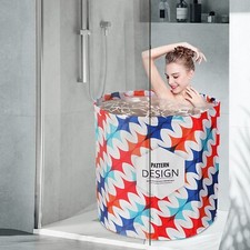 Faltbare Badewanne Klappbadewanne Wasserwanne Erwachsene für Dusche Spa Eisbad