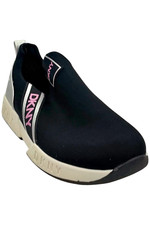 DKNY Kid's Girl Casual and Fashion Sneakers Black/Pink