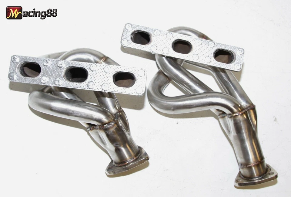 Stainless Steel Header fit BMW 92-95 320i/325i 96-99 328i 98-99 323i New Brand - Image 2 of 4