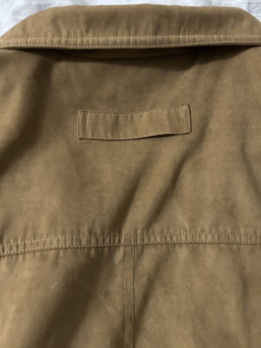 Weatherproof Mens Jacket Brown Full Zip Pockets Collar Lined Weatherproof Mens Jacket Brown Full Zip Pockets Collar Lined