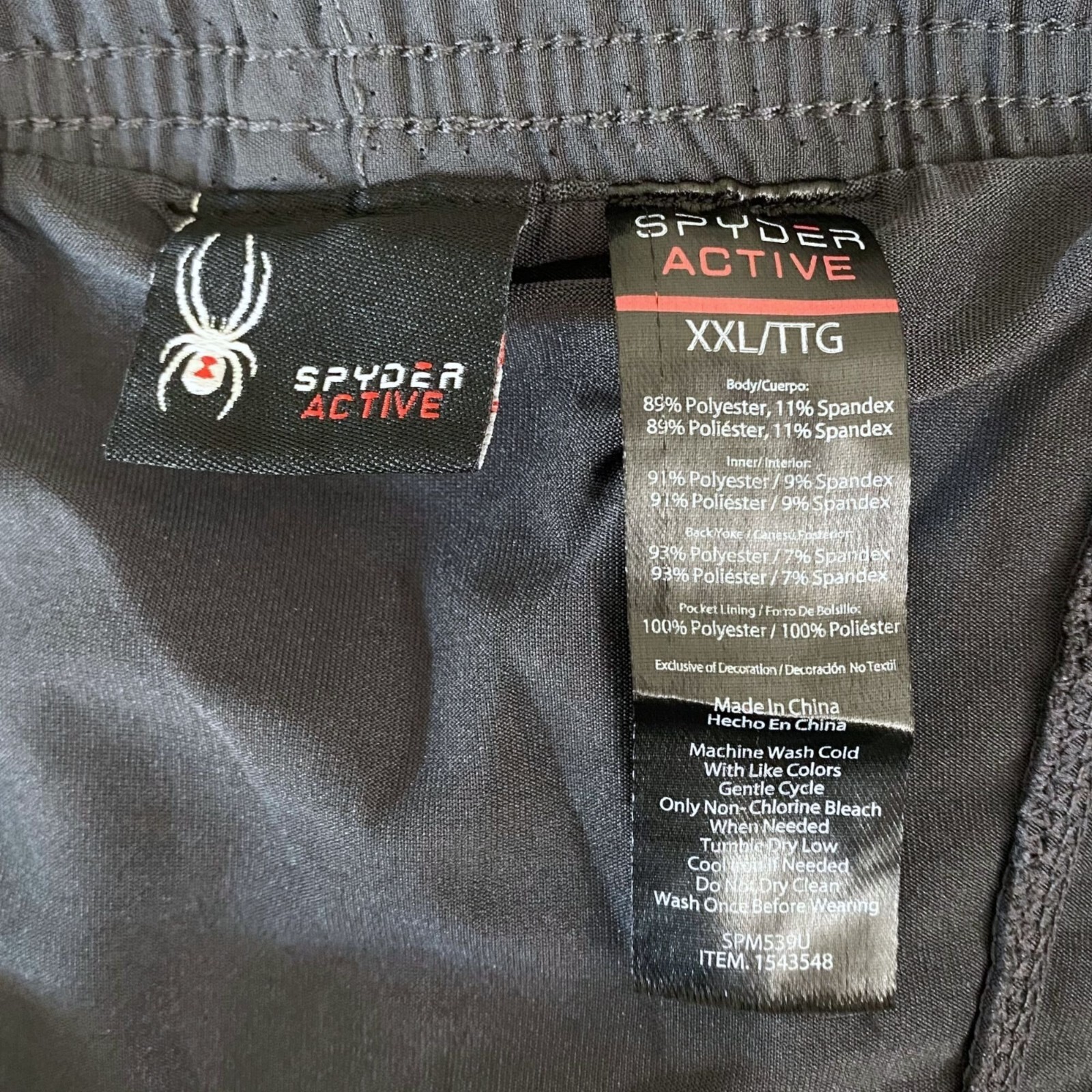 Spyder Active Performance ProWeb Lined Shorts Gra… - image 10