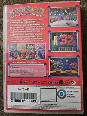 NUMBERJACKS COUNTING DOWN TO CHRISTMAS DVD KIDS | eBay