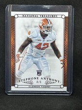 2015 National Treasures Signatures /5 Stephone Anthony Rookie Base RC B6