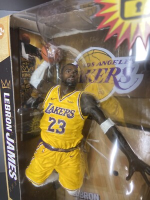 LeBron James NBA McFarlane Los Angeles LAKERS Yellow Jersey | eBay