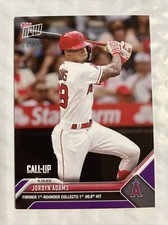 Jordyn Adams - 2023 MLB TOPPS NOW Card 734 CALL-UP 1st HIT Purple Parallel 01/25