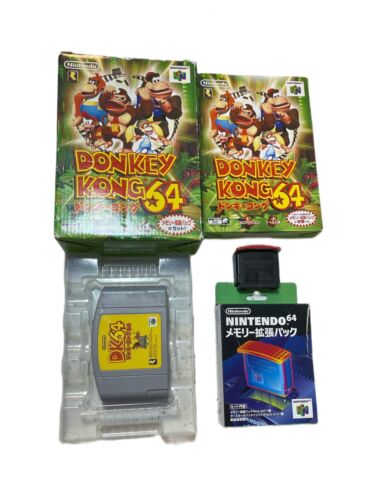Donkey Kong 64 with Memory Expansion Pak - Japanese Import - Afbeelding 1 van 4