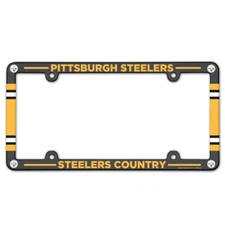 Pittsburgh Steelers Wincraft NFL Steelers Country Poly License Plate Frame