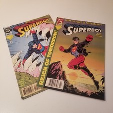 Superboy Comic Books Lot Of 2 1994. #1 And #10