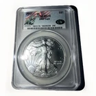 2017 S$1 CACG MS70 Silver Eagle CAC President Drzewucki Signature  - Perfect GEM