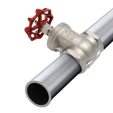 1.85in 304 Stainless Steel Valve Cut-off Gate Valve Manual One-way Gate Valve