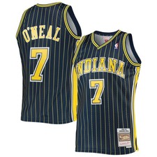 Men's Mitchell & Ness Jermaine O'Neal Navy Indiana Pacers 2003/04 Hardwood