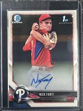 Fanti, Nick - 2018 Bowman Chrome Prospect - Autograph