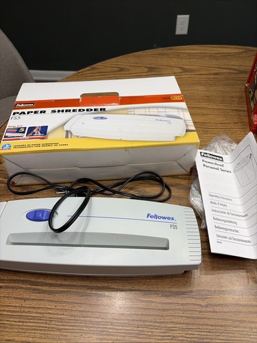 Fellowes FS5 Paper Shredder Daily Home Usage Light Rare