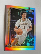 2025-26 Topps Chrome Jaxson Hayes #125 Refractor Los Angeles Lakers