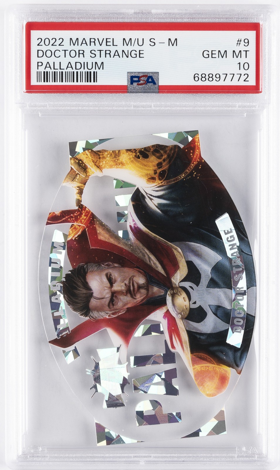 2022 SKYBOX MARVEL METAL UNIVERSE SPIDER-MAN PALLADIUM #9 DOCTOR STRANGE PSA 10