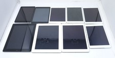 Lot of 9 Cosmetically Good Apple iPads For Parts Repair Bundle - Air 1st Mini 2