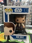 Funko POP Star Wars Han Solo #03 Blue Box Large Letter Bobblehead RARE  Damage