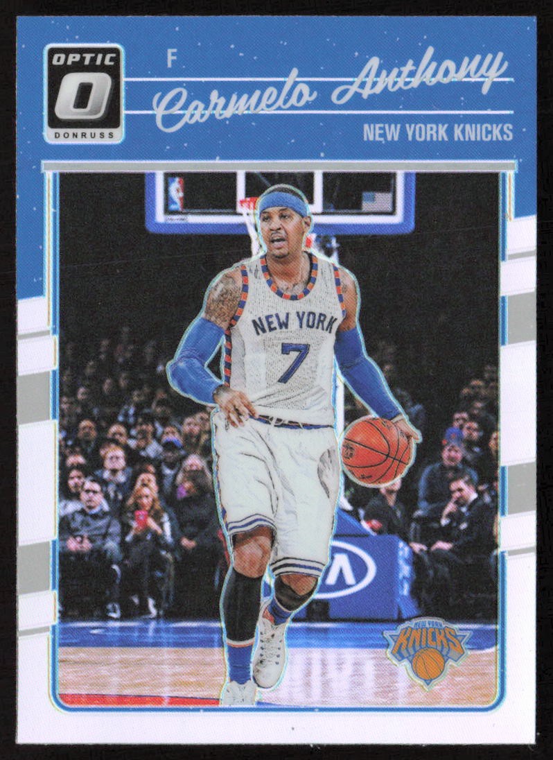 2016-17 Donruss Optic Holo Carmelo Anthony #59 Knicks