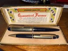 Eversharp Skyline EXECUTIVE Black Fountain Pen And Pencil