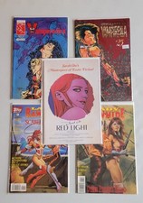 90s Bad Girl Comic Lot Vamperotica #1 Vampirella Lady Rawhide Red Light VF