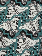 Lularoe OS Leggings- DISNEY- RARE Aladdin- Jasmine and Raja in Black and Green