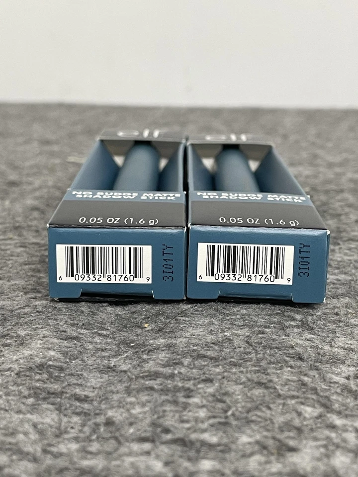 2 PK e.l.f. No Budge Matte Shadow Stick Cream Vegan Waterproof Eyeshadow 0.05 oz - Image 2 of 4