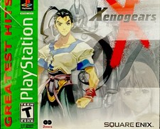 Square Enix Xenogears Greatest Hits 2-Disc RPG T-Teen PS1 NTSC-U/C with reg card