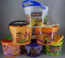 McDonalds' Six Different Halloween Buckets/Pails USA Made