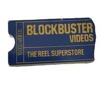Vintage Blockbuster Video Magnet “The Reel Superstore” 1990s Retro Promo