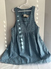 Abito vintage LLBean cotone fantasia - tasche laterali taglia xS bambina cottage core