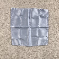 ETON Silk Pocket Square Baby Blue 12" Across Luxury Designer