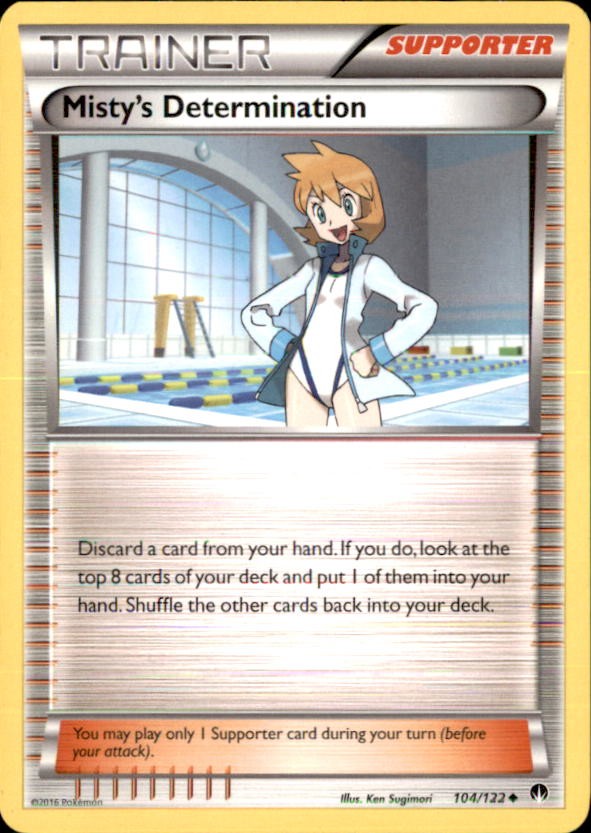 Pokemon Misty's Determination 104 BREAKpoint Non-Holo 3 Card Lot