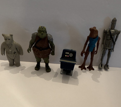 Star Wars Action Figure Lot - Logray Teebo R2-D2 Ewok Droid Sci-Fi