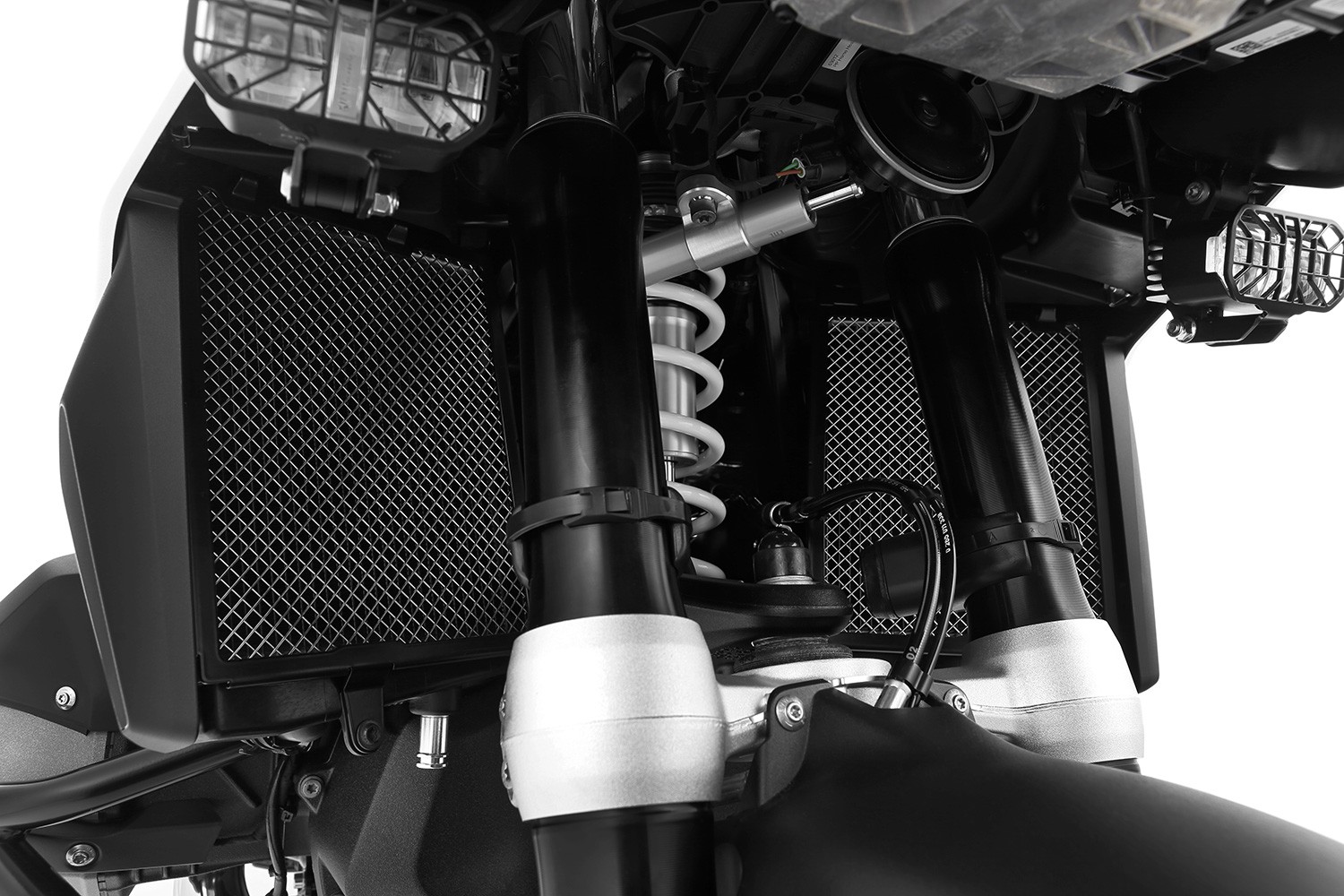 Grille de protection radiateur R1300GS Wunderlich évite les fuites