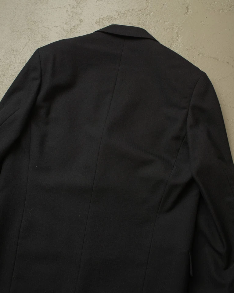 1940s German Herringbone Wool Suit black - M/L True Vintage Classic - Bild 4 von 4