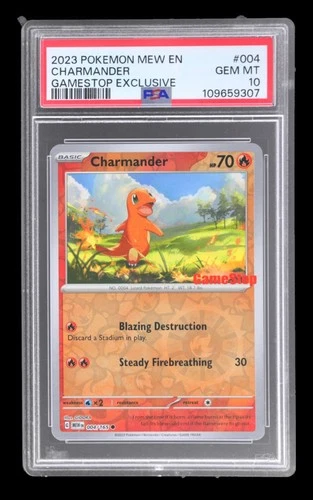 Charmander - (GameStop Exclusive) 004/165 PSA 10
