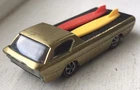 Vintage Hot Wheels Redline Gold Deora 1967
