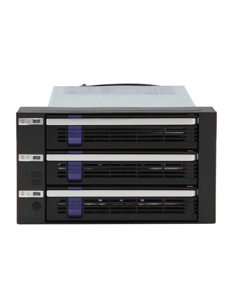 ICY DOCK MB153SP-B FatCage 3x 3.5”/2.5” SAS SATA Hot-Swap HDD Cage Module - Image 2 of 4