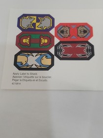 LEGO 8780 - KNIGHT'S KINGDOM - Citadel of Orlan 2 STICKER SHEETS You Get Both!