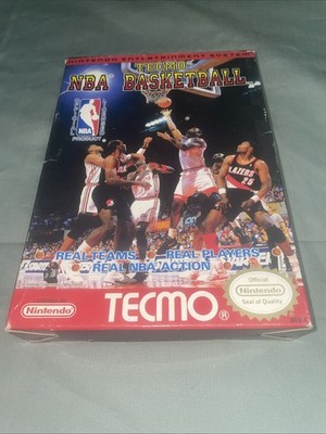 Tecmo NBA Basketball - NES - Box & Inserts