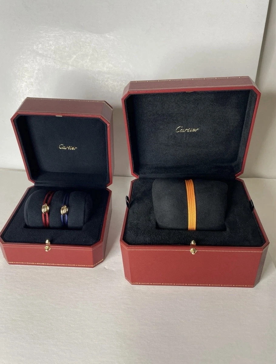 Cartier Silk Cord In Pumpkin 70cm Authentic, Jewelry Box & Ring NOT Included