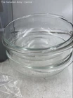 Vintage Pyrex Clear Microwave To Oven Assorted Size Mixing Bowl Lot Of 3