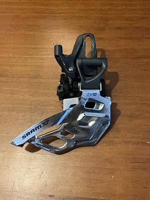 Dérailleur Avant SRAM X7 10 Vitesses, Montage Direct Bas, Pour VTT, Argent