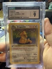 Pokemon Dragonite Fossil 1st Edition Holo Rare Cgc 9