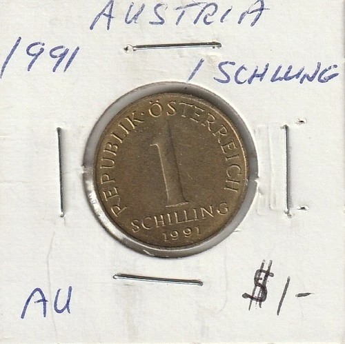 Austria 1991 1 Schilling