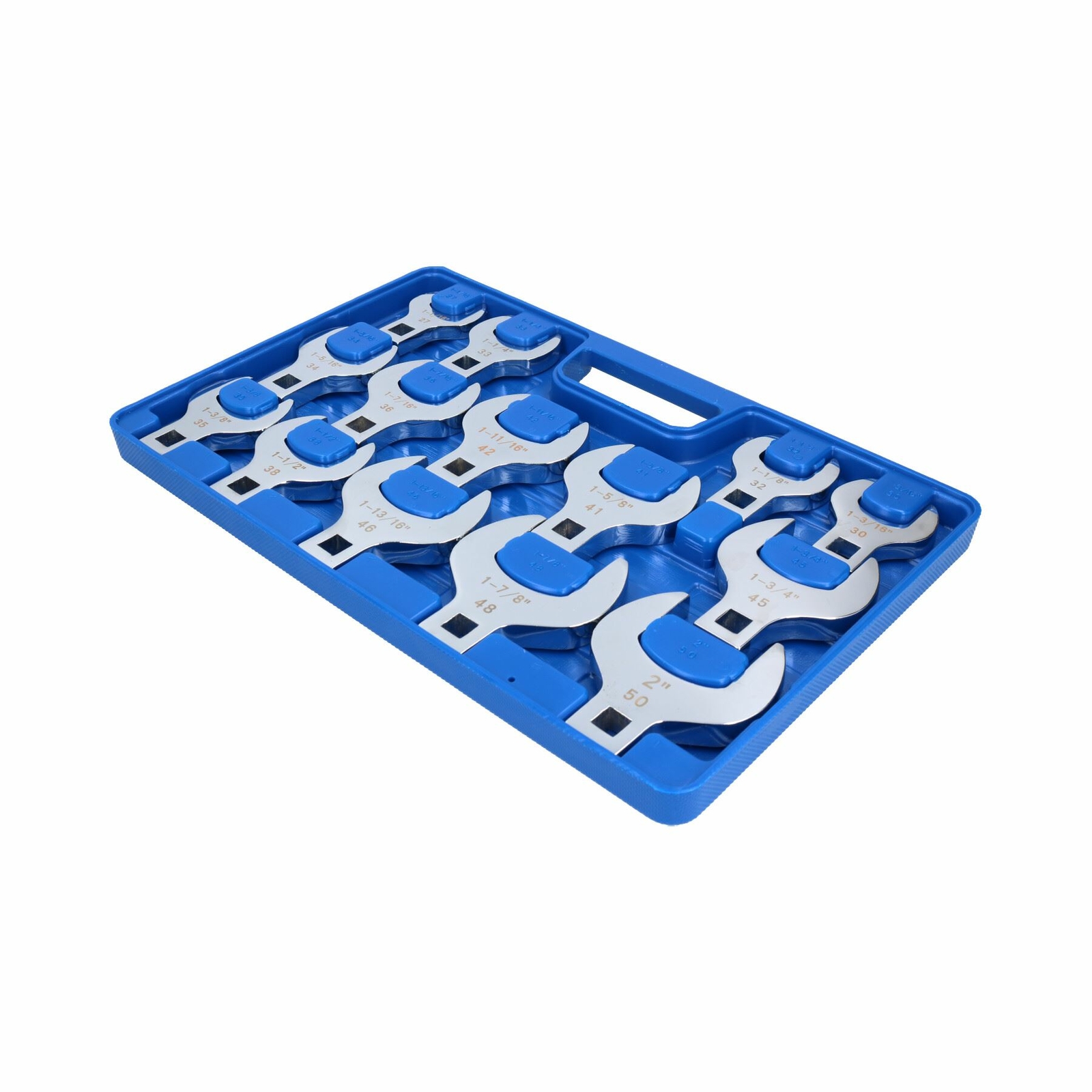 Crowfoot Crowfeet Wrench Set Large Crows Feet Metric Sizes 27-50mm 1/2"" dr TE191